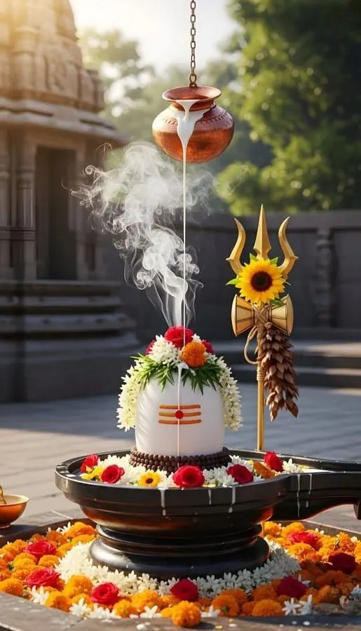 Lord Shiva Rudrabhishek ritual