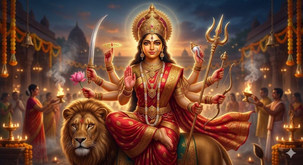 how to perform Navratri puja at home