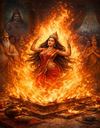 Maa Shailputri -   the first day of navratri is considered a symbol of strength and stability